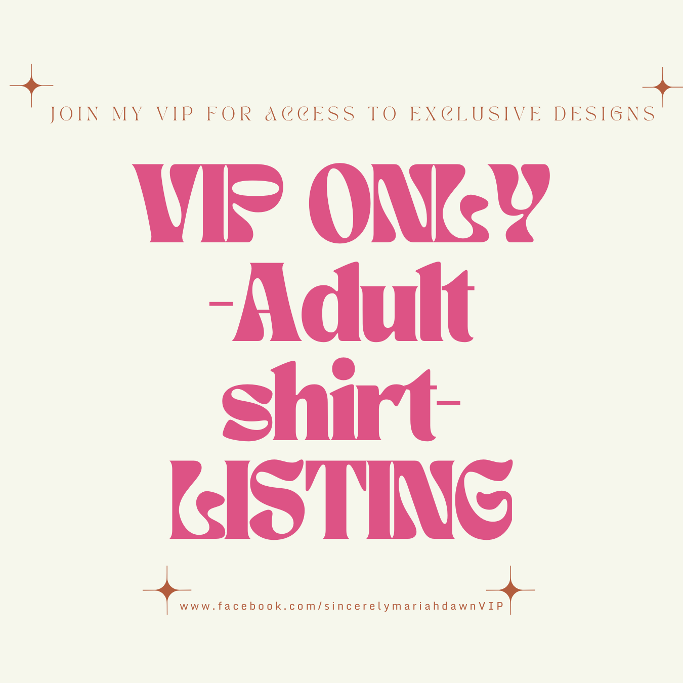 EXCLUSIVE ADULT VIP LISTING