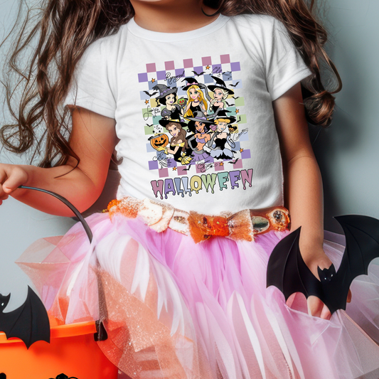 Checkered Halloween Princesses
